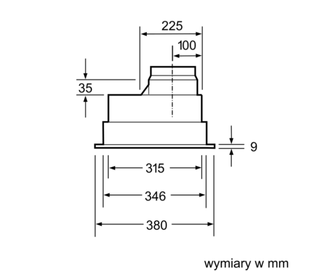 Bosch OKAP WYSPOWY DHL555BL - 1367157 - zdjęcie 4